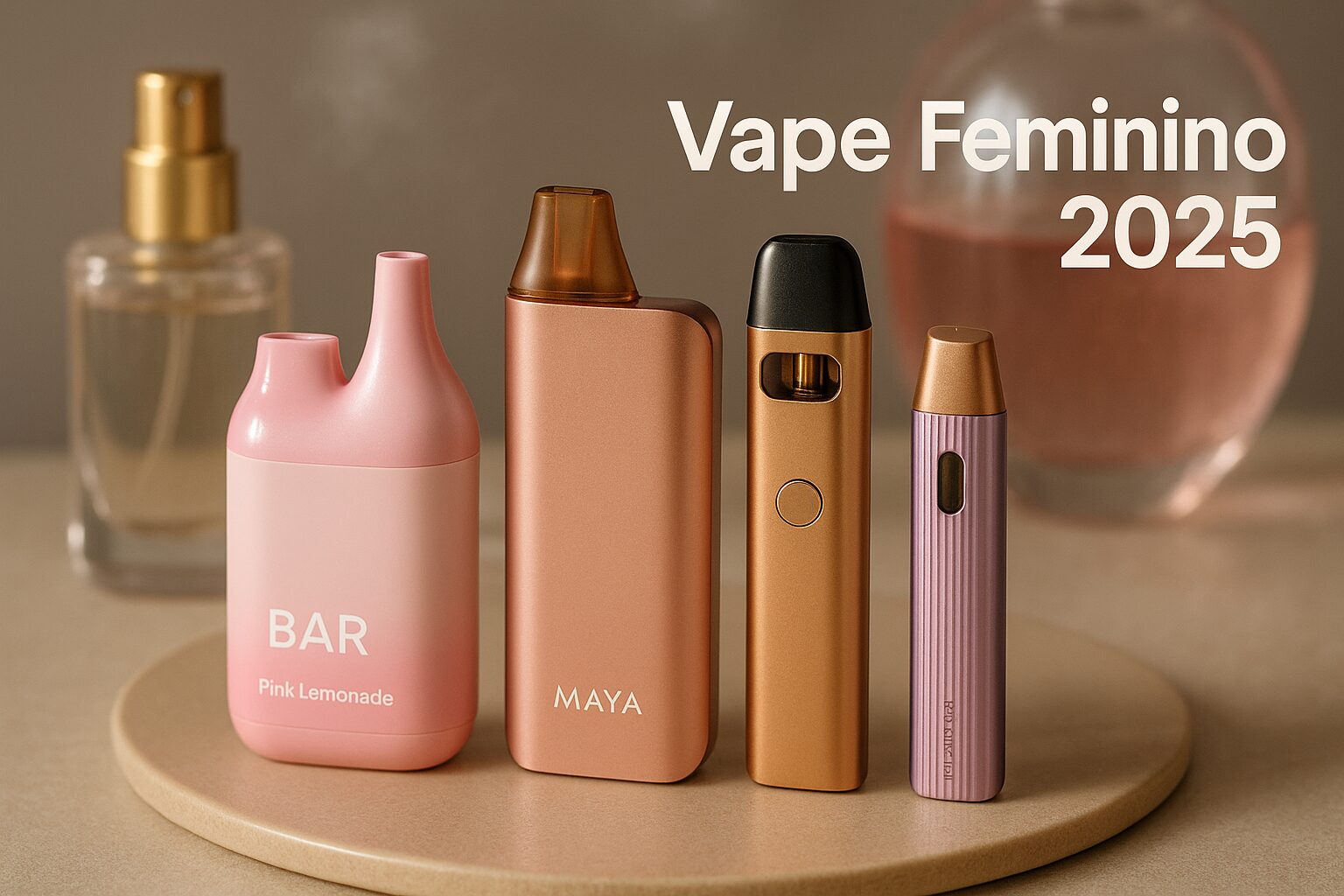 Vape feminino 2025 – os modelos mais elegantes e sofisticados do ano.
